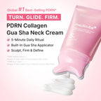 [NEW] [Medicube] PDRN Collagen Gua Sha Neck Wrinkle Cream | Built-In Gua Sha Massager with Volufiline 5% + PDRN | Firming, Contour Care for the Look of Fine Lines, Jawline, Neck, Décolleté | Massage Cream | Korean Skincare